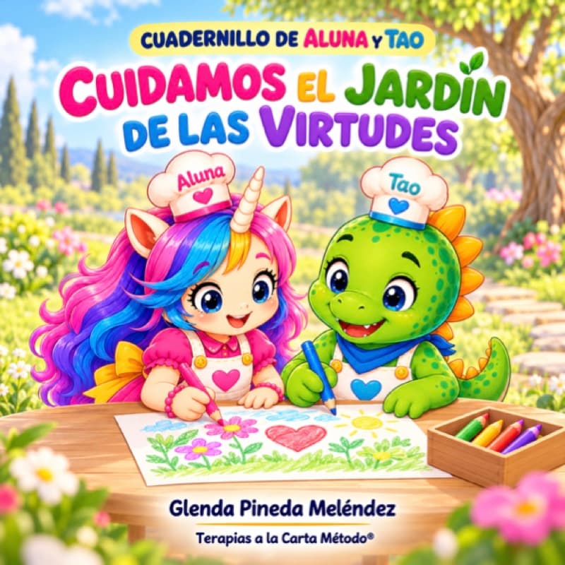 Portada de Cuadernillo Aluna y Tao: Cuidamos el Jardín de las Virtudes